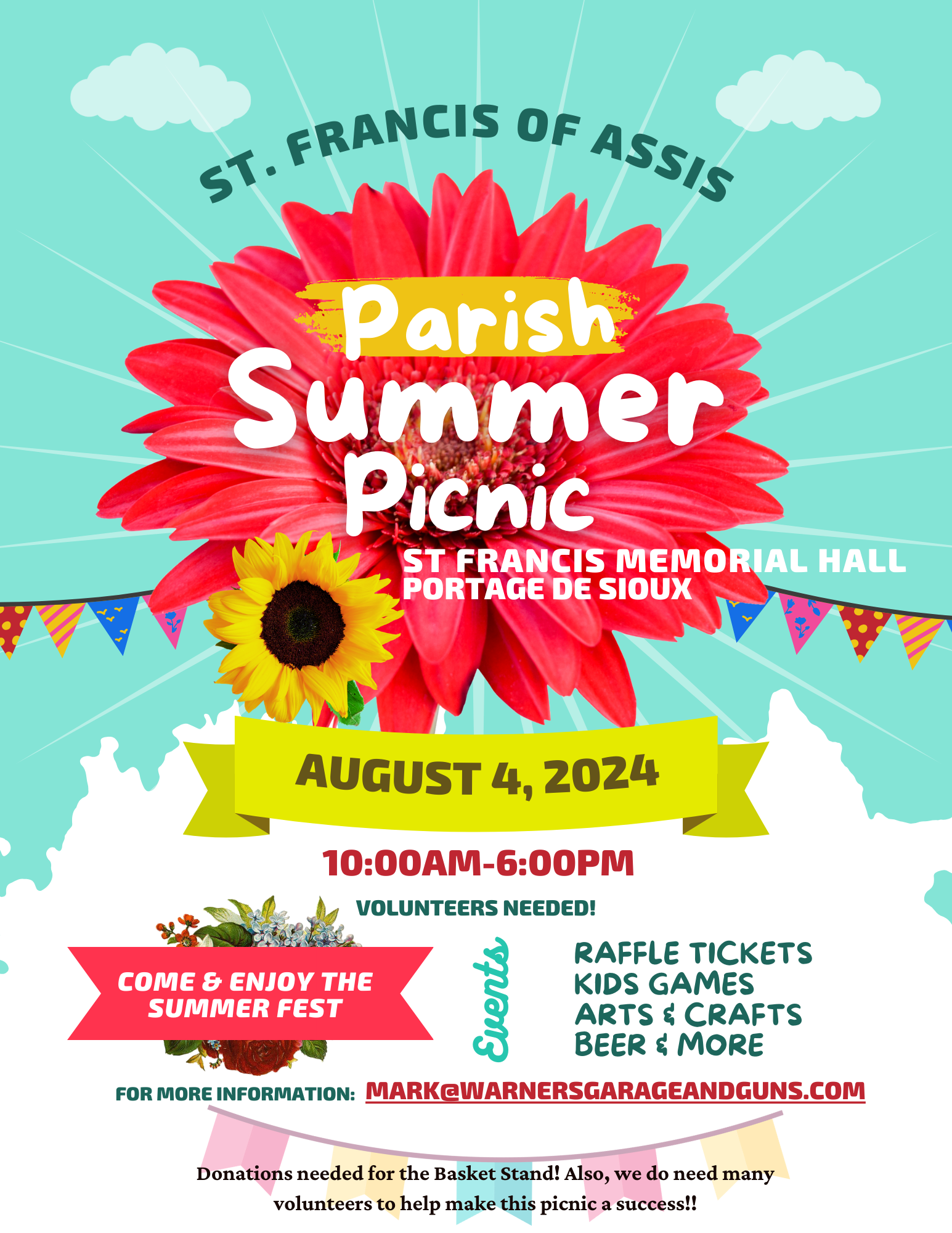 Parish Summer Picnic banner