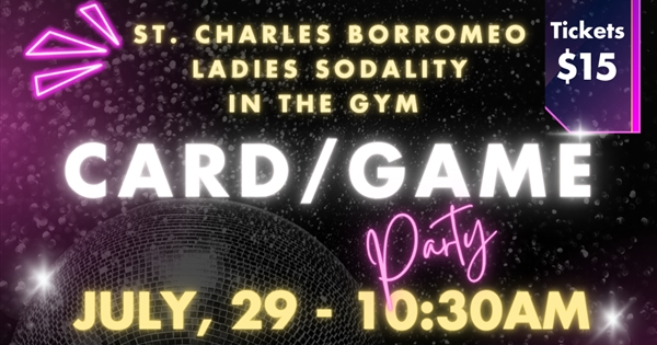 Ladies Sodality Card Party